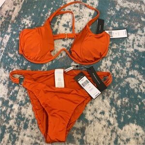 AUTHENTIC NEW WITH TAGS BCBG Bikini Orange